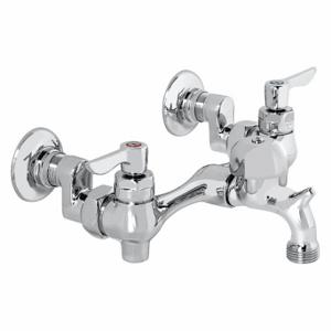 AMERICAN STANDARD 8351076.002 Straight Service Sink Faucet, American Std, 8351, Chrome Finish, 2.2 gpm Flow Rate | CN8HTQ 29RT18