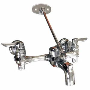 AMERICAN STANDARD 8354112.002 Straight Service Sink Faucet, American, 8354, Chrome Finish, 20 gpm Flow Rate | CN8HTN 41H841