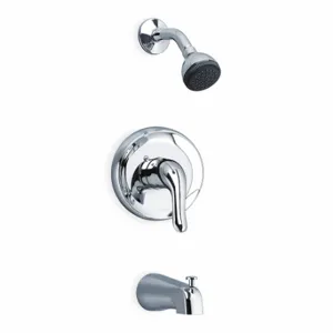 AMERICAN STANDARD T675502.002 Tub and Shower Trim Kit, American, Colony Soft, Single Function, Polished Chrome Finish | CN8HUW 2TGX2