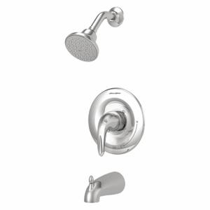 AMERICAN STANDARD TU385508.002 Tub and Shower Trim Kit, American, Reliant 3, Single Function, Polished Chrome Finish | CN8HUX 55DM52