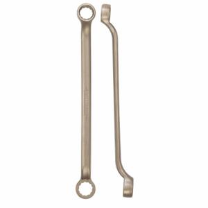 AMPCO METAL 1052 Box End Wrench, Natural, 22 mm 27 mm Head Size, 16 Inch Overall Length, Offset | CN8JFH 49UN13