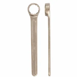 AMPCO METAL 4472 Box End Wrench, Natural, 65 mm Head Size, 22 Inch Length, Std, 0 Deg Head Offset Angle | CN8JER 49UM38