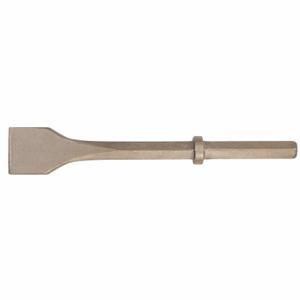 AMPCO METAL C-9B Chisel, 1.125 Inch Shank Size, Hex, Round, 2 1/2 Inch Chisel Tip Width | CN8JGQ 49UG36