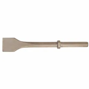 AMPCO METAL C-9B Chisel, 1.125 Inch Shank Size, Hex, Round, 2 1/2 Inch Chisel Tip Width | CN8JGQ 49UG36