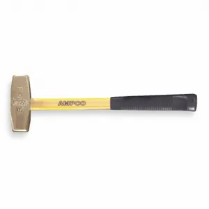 AMPCO METAL H-16FG Steel Engineering Hammer, Fiberglass Handle, 3 lbs. Head, 14 Inch Length, Hexagon | CJ3NDJ 3NY50