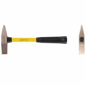 AMPCO METAL H-602FG Scaling Hammer, 11 Inch Length, Fiberglass Handle, Perpendicular, 1 lbs. Head | CJ3GQC 49UG58