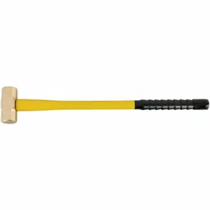 AMPCO METAL H-73FG Non-Sparking Sledge Hammer, Fiberglass Handle, 16 lbs. Head Weight, 2 3/4 Inch Dia | CN8JNV 2ZB25