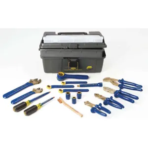 AMPCO METAL IM-20 Insulated Tool Set 17 Piece Nonsparking | AB8AAW 24Y891