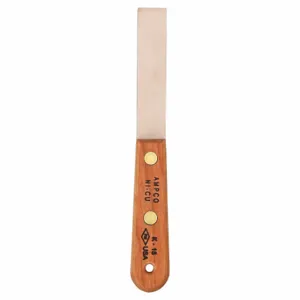 AMPCO METAL K-15 Putty Knife, 3/4 Inch Blade Width, Beryllium Copper, 3 3/8 Inch Blade Length, Std, Wood | CN8JMV 8CEZ6