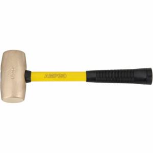 AMPCO METAL M-3FG Non-Sparking Sledge Hammer, Fiberglass Handle, 6 lbs. Head Weight, 2 1/4 Inch Dia | CN8JHW 9AKP5