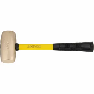 AMPCO METAL M-3FG Non-Sparking Sledge Hammer, Fiberglass Handle, 6 lbs. Head Weight, 2 1/4 Inch Dia | CN8JHW 9AKP5