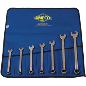 AMPCO METAL M-41M Combination Wrench Set Natural 8-22mm 7 Pc | AD9FXJ 4RNZ7