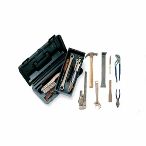 AMPCO METAL M-49 Non-Sparking Tool Kit, 16 Total Pcs, Tool Box | CN8JFP 9G330