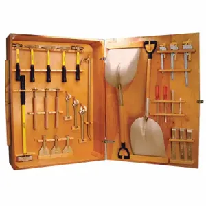 AMPCO METAL M-50 Non-Sparking Tool Kit, 28 Total Pcs, Tool Case | CN8KNU 49UG87