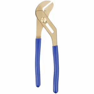 AMPCO METAL P-39 Tongue and Groove Plier, Non-Sparking, Flat, Groove Joint, 1 1/2 Inch Max Jaw Opening | CN8KNQ 4CZ87