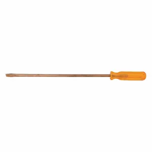 AMPCO METAL S-54 Non-Sparking Slotted Screwdriver, 1/8 Inch Tip Size, 9 1/2 Inch Overall Length | CN8JNK 2VJ15