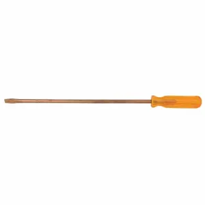 AMPCO METAL S-56 Non-Sparking Slotted Screwdriver, 3/8 Inch Tip Size, 17 Inch Overall Length | CN8JNP 8DH16