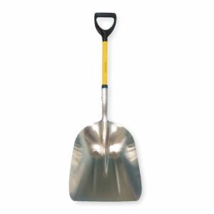 AMPCO METAL S-80FG Scoop Shovel, Nonsparking, Nonmagnetic, Corrosion Resistant, 14 Inch Blade Width | CJ3GQX 6WU19