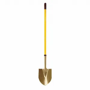 AMPCO METAL S-81FG Shovel, Nonsparking, Nonmagnetic, Corrosion Resistant, 9 Inch Blade Width | CJ3HZZ 4RU45