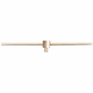 AMPCO METAL T-3/4 Sliding T-Handle Bar, 3/4 Inch Drive Size, 18 Inch Length, Smooth Grip, Aluminum Bronze | CN8JFT 49UL57