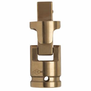 AMPCO METAL UJ-3/4 Universal Joint, 3/4 Inch Output Drive Size, Square, 4 Inch Overall Length, Natural | CN8KNZ 49UL62