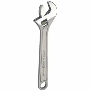 AMPCO METAL W-70 Adjustable Wrench, Aluminum Bronze, Natural, 6 Inch Overall Length, 15/16 Inch Jaw | CN8JDR 4DC24