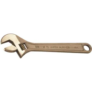 AMPCO METAL W-72 Adjustable Wrench 10 Inch Natural Plain | AD7BFH 4DC26