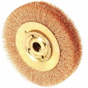 AMPCO METAL WB-44B Crimped Wire Wheel Brush 6 Inch 1 Inch Width | AD9GFD 4RPT3