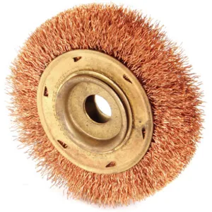 AMPCO METAL WB-45B Nonsparking Wire Wheel Brush 4 inch diameter | AG9RJQ 21XU99