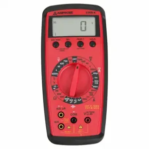 AMPROBE 33XR-A Digital Multimeter, Cat Ii 1000V/Cat Iii 600V, Avg, 1000 V | CN8KRL 1WKP3