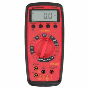 AMPROBE 34XR-A Digital Multimeter, Cat Ii 1000V/Cat Iii 600V, Trms, 1000 V | CN8KRM 1WKP4