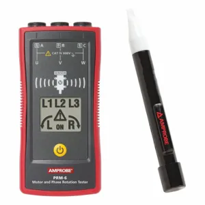 AMPROBE 40PC49 + 12U589 Voltage Detector, Visual, Dial/Push Button/Slide, Digital, 40PC49 + 12U589 | CN8KUE 7DZ53