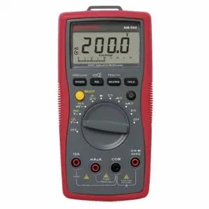 AMPROBE AM-560 Digital Multimeter, Cat Iii 1000V/Cat Iv 600V, Avg, 1000 V | CN8KRN 34K450