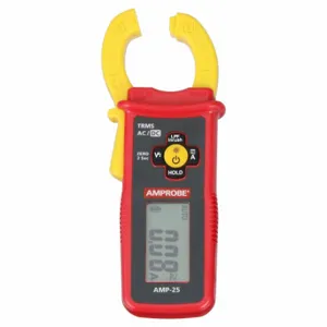 AMPROBE AMP-25 Digital Clamp Meter, Clamp-Jaw Jaw, Cat Iii 600V, Trms, 300 A | CN8KQV 38RX02