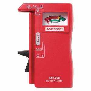 AMPROBE BAT-250 Batterietester, Analog, 1.5 bis 9 V, Analog | CN8KPX 38RX03