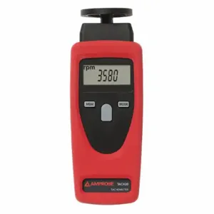 AMPROBE TACH-20 Tachometer, Contact 1 to 19, 999, Noncontact 1 to 99, 999, 0.40 to 6550 fpm, Built Inch | CN8KTN 4FKR9