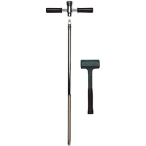 AMS 401.075 Soil Probe Kit With Hammer, 33 Inch Length, 5/8 Inch Thread Size | AF4MBW 9AR84