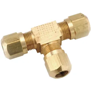 ANDERSON METALS CORP. PRODUCTS 1464X10 Tee Compression Brass | AH3PXN 32WG48