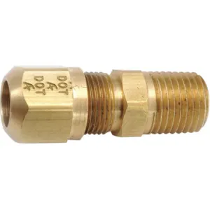 ANDERSON METALS CORP. PRODUCTS 1468X532X1 Male Connector Compression Brass | AH3PXL 32WG46