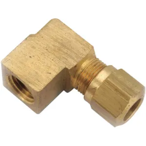 ANDERSON METALS CORP. PRODUCTS 1470X6 Female Elbow Compression Brass 1/4 Inch Pipe | AH3PXZ 32WG58