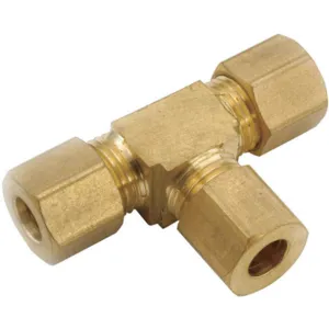 ANDERSON METALS CORP. PRODUCTS 700064-06 Union Tee Low Lead Brass Compression 3/8in | AG6TGP 46M560