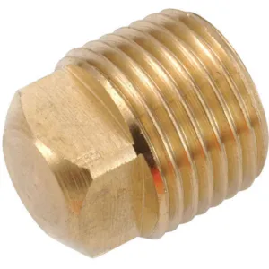 ANDERSON METALS CORP. PRODUCTS 706109-04 Square Head Plug Low Lead Brass 1000 psi | AF7EYY 20XN53