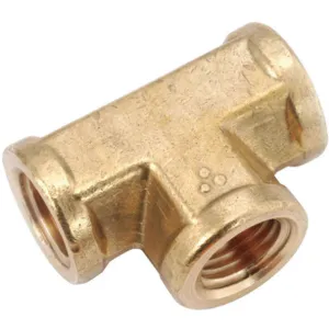 ANDERSON METALS CORP. PRODUCTS 706201-06 Frged Female Tee Low Lead Brass 1000 psi | AF7FAR 20XN93