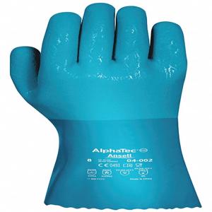 ANSELL 04-002 Chemical Resistant Gloves, 8 Size, Pvc | CH6HJZ 55TP34