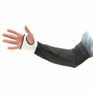 ANSELL 11-251 Cut-Resistant Sleeve, Ansi/Isea Cut Level A3, Black, Knit Cuff | CR4JCR 52RU05