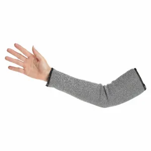 ANSELL 11-270 Cut-Resistant Sleeve, Ansi/Isea Cut Level A2, Nylon, Gray, Sleeve, Knit Cuff | CR4JCK 52RT88