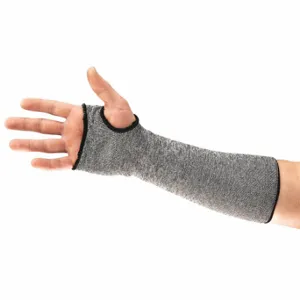 ANSELL 11-271 Cut-Resistant Sleeve, Ansi/Isea Cut Level A2, Nylon, Gray, Sleeve With Thumbhole | CR4JCG 52RT92