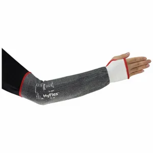 ANSELL 11-281 Cut-Resistant Sleeve, Ansi/Isea Cut Level A4, Intercept, Gray, Knit Cuff | CR4JDX 492U49