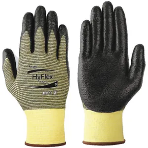 ANSELL 11-510 Cut Resistant Gloves Yellow with Black xS PR | AD8MCW 4KYR2