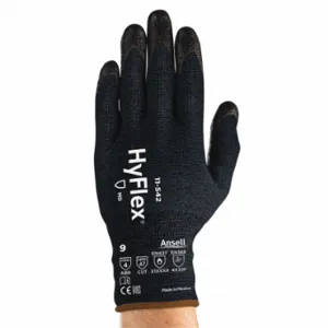 ANSELL 11-542VP Cut/Heat Resistant Glove, Vndpk, 11, Blk, Pr | CR4JAJ 382XE6